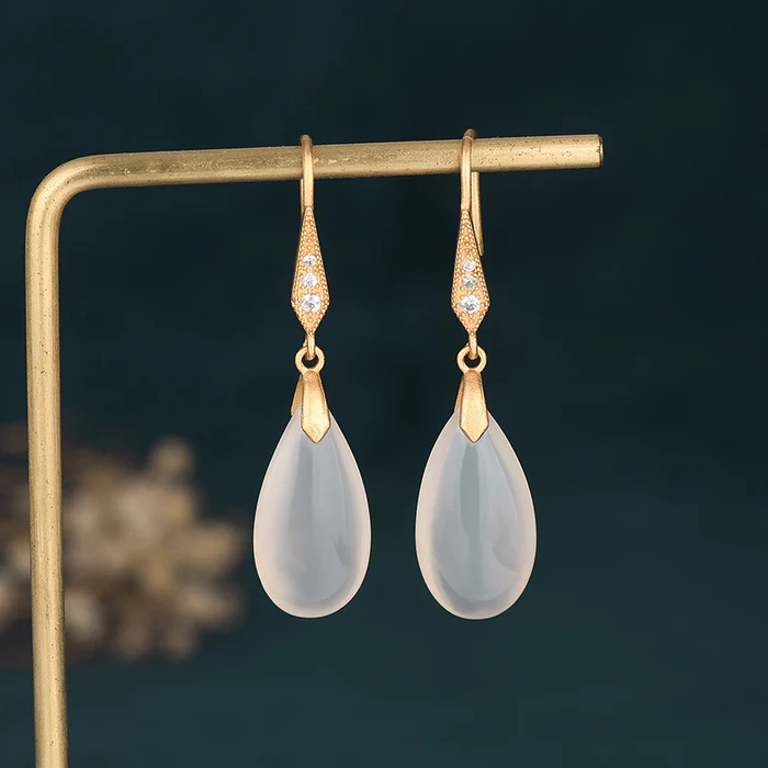 Avery™ | Pendientes de Piedra Lunar Radiante